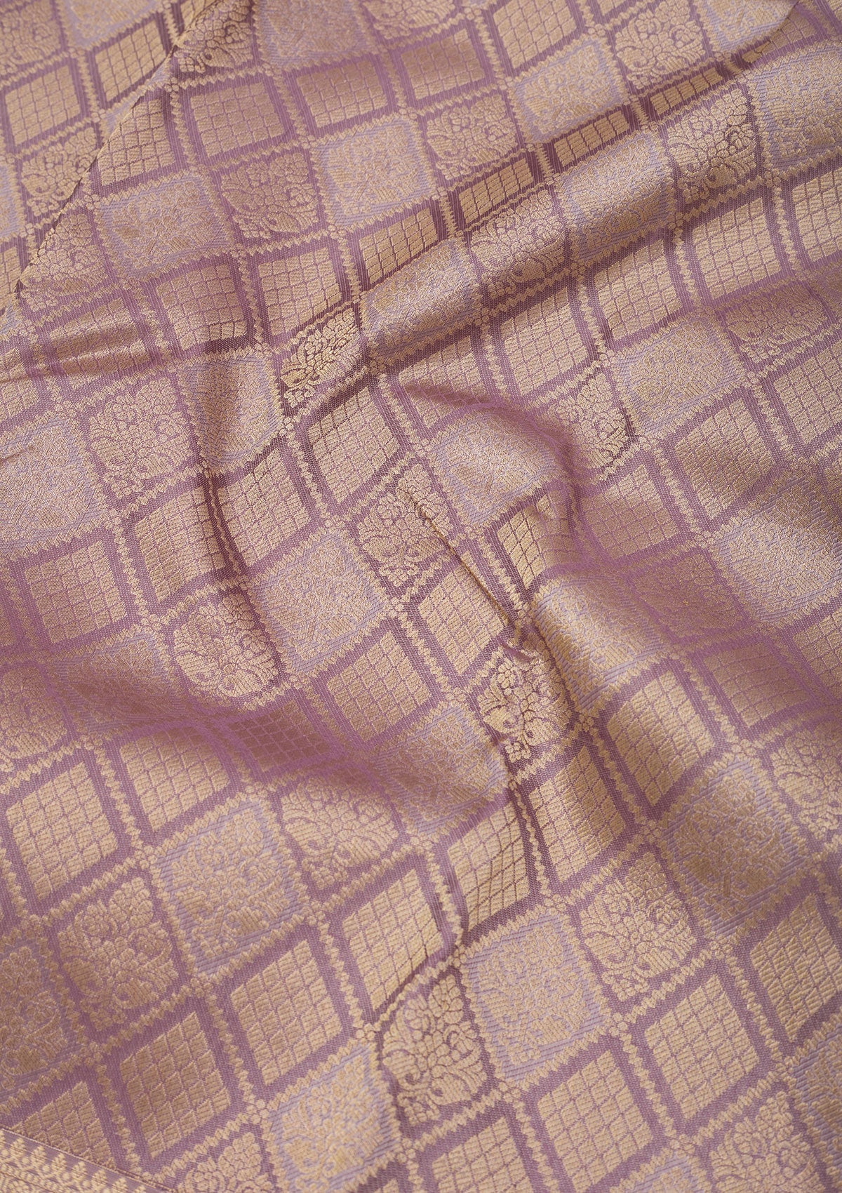 Koskii Light Grey Zariwork Pure Silk Saree – Women's - view 2
