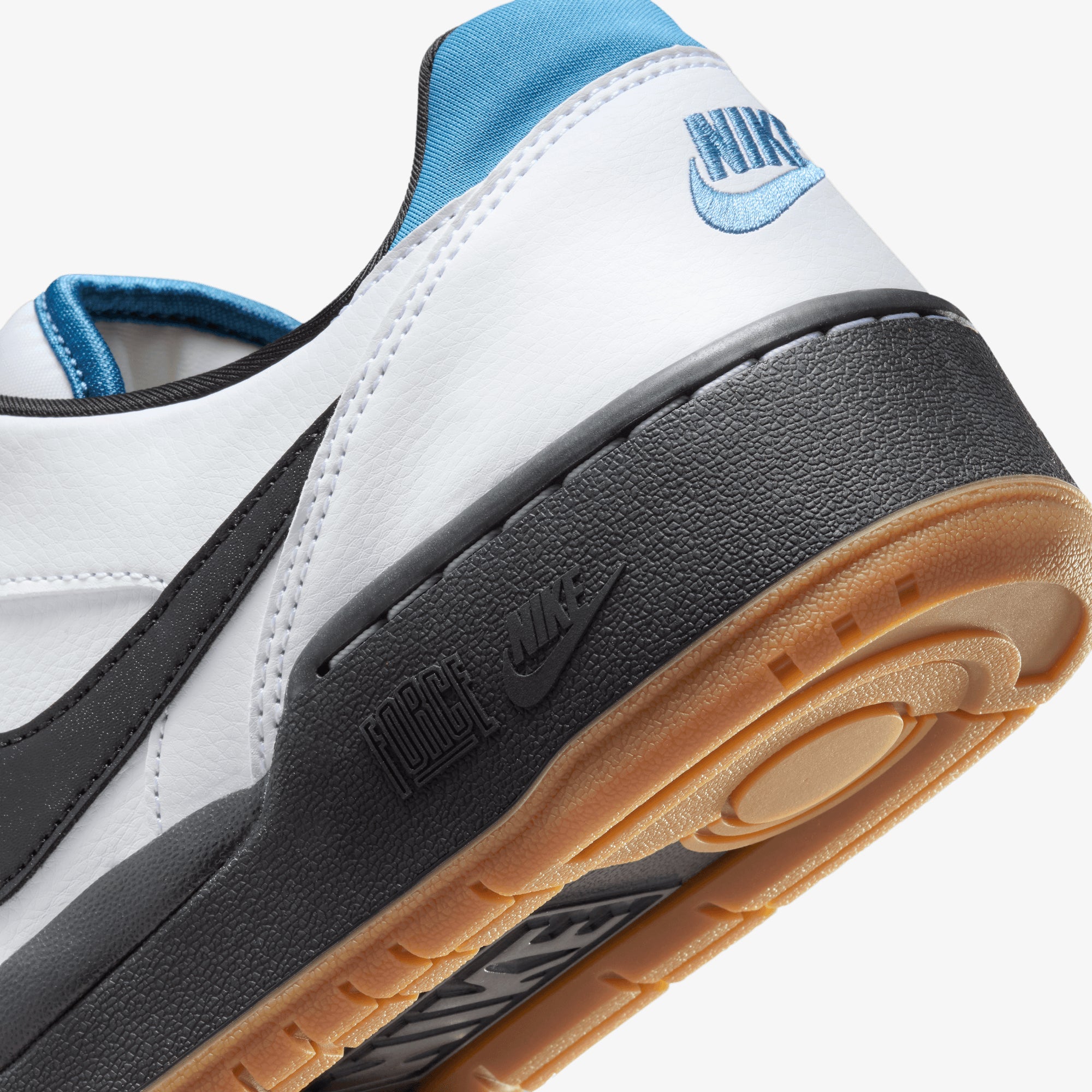 Nike | Full Force Low { White/black-phantom-aegean Storm - view 6