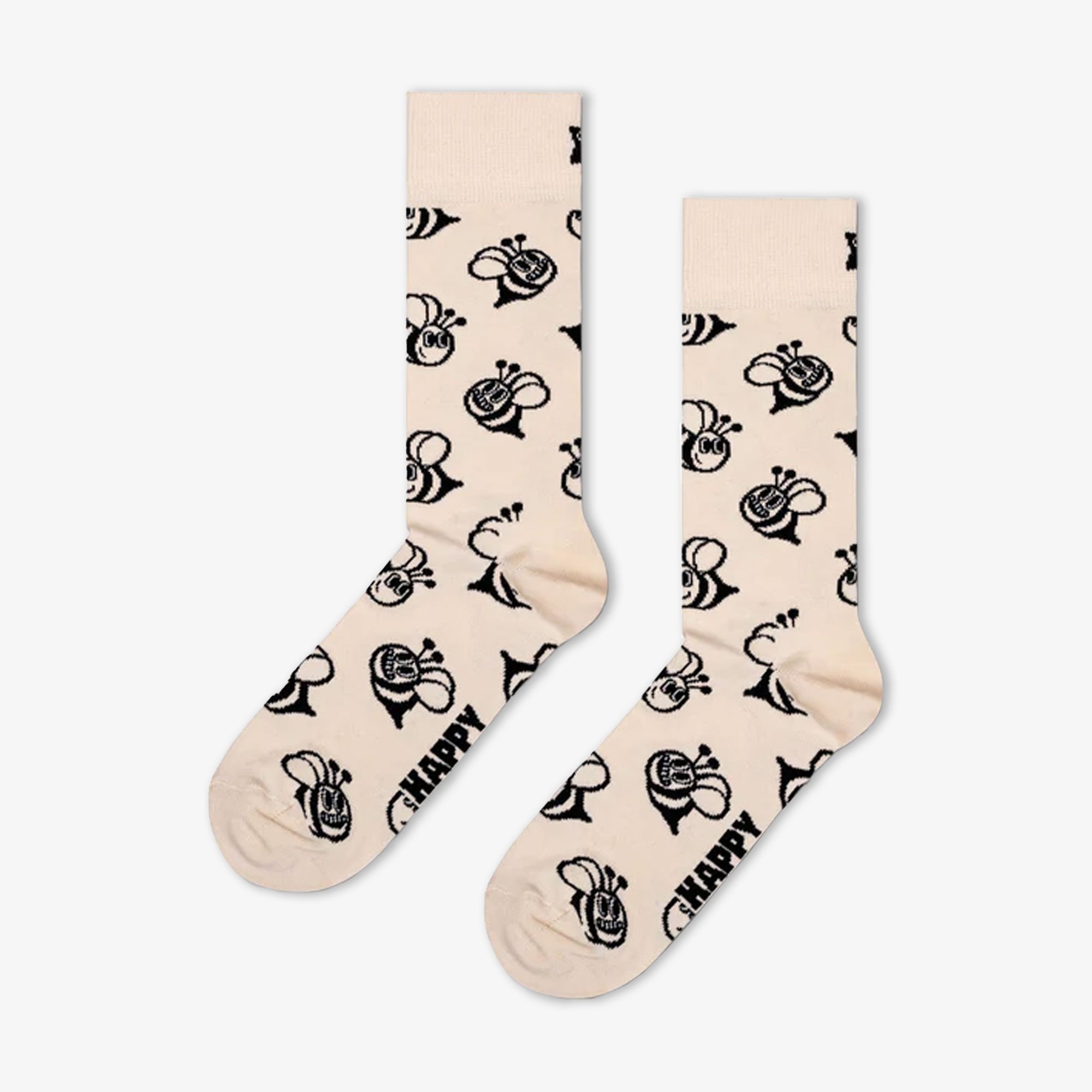 Happy Socks | BEE SOCK { BEIGE
