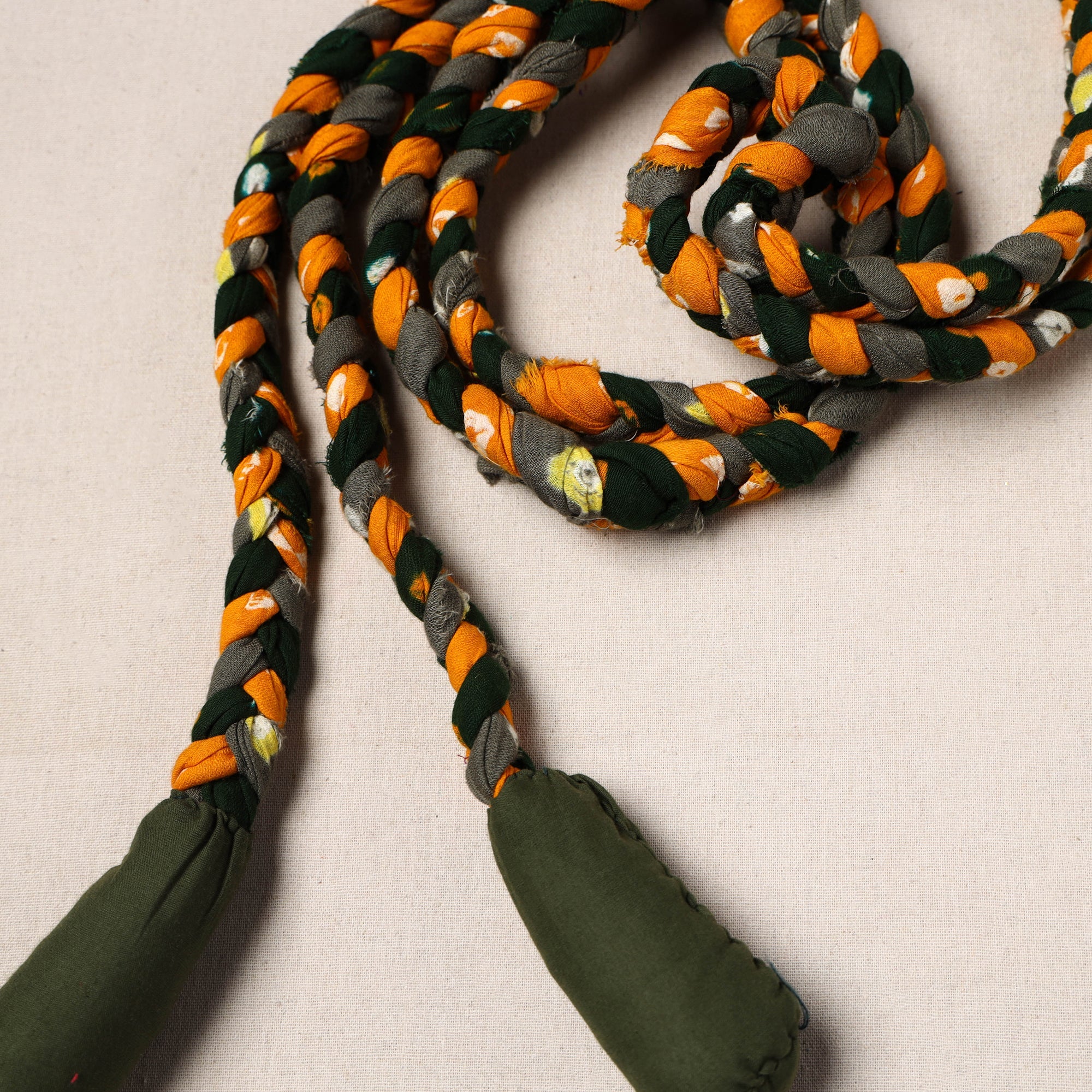 NOORI BAZAR Handmade Upcycled Fabric Skipping Rope 33 - view 4