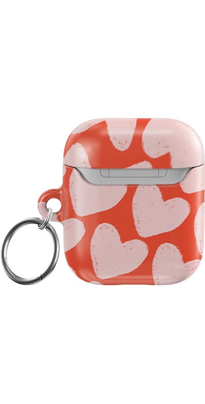 Casetry Love You More | Heart Doodle AirPods Case - view 3
