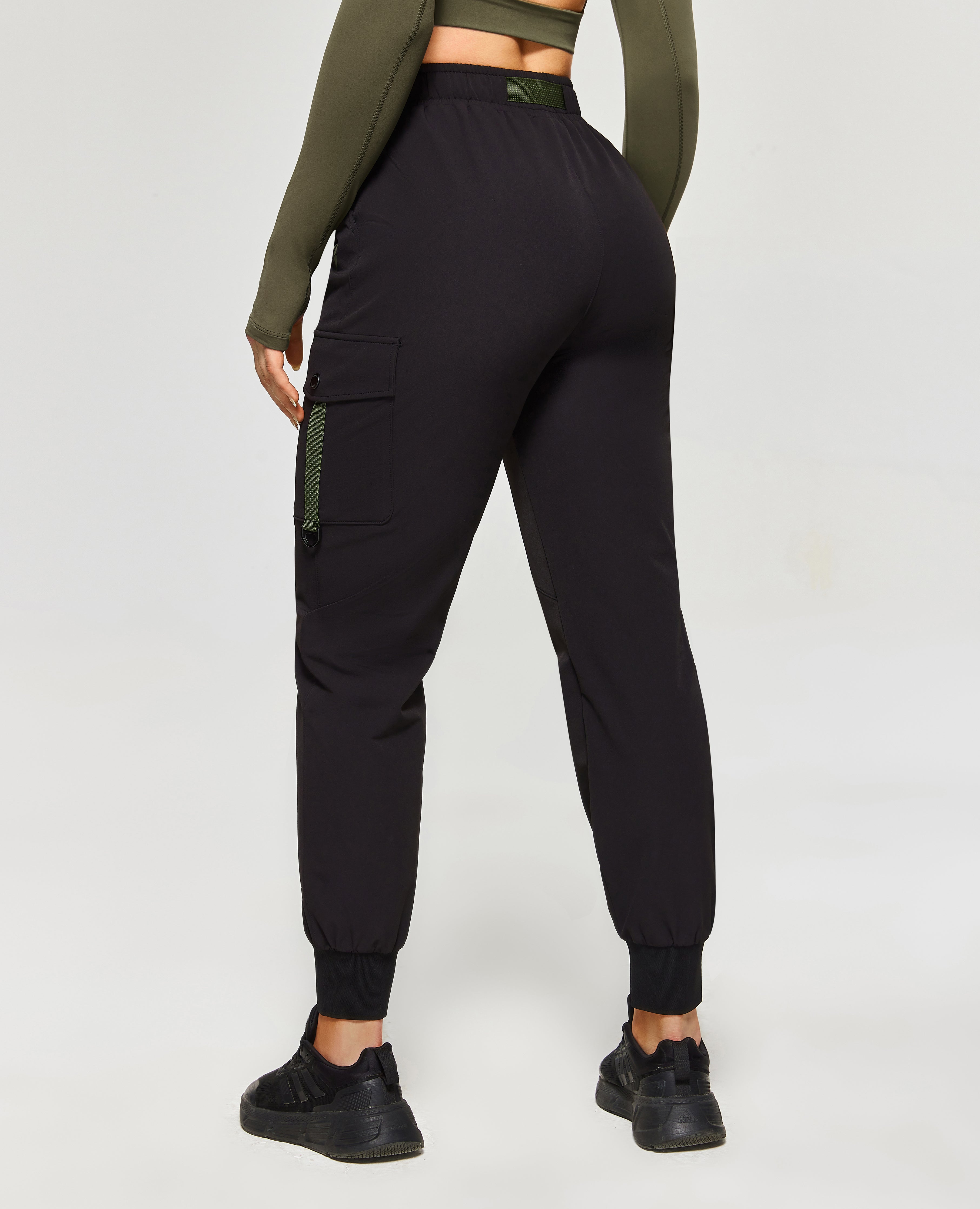 FIRM ABS Moto Active Ankle Pants - Black - view 3
