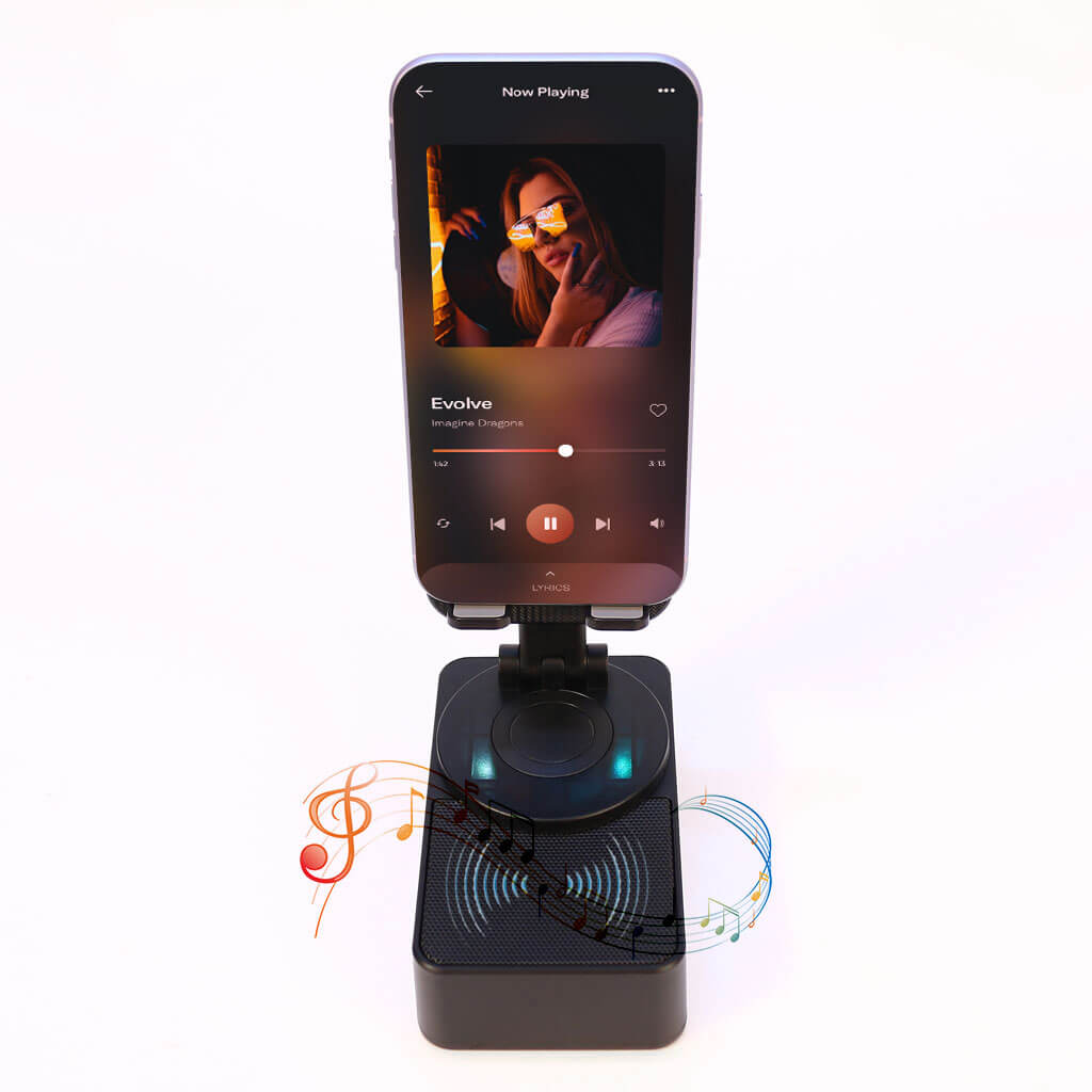 Cpensus Phone Holder with Bluetooth Speaker - view 2