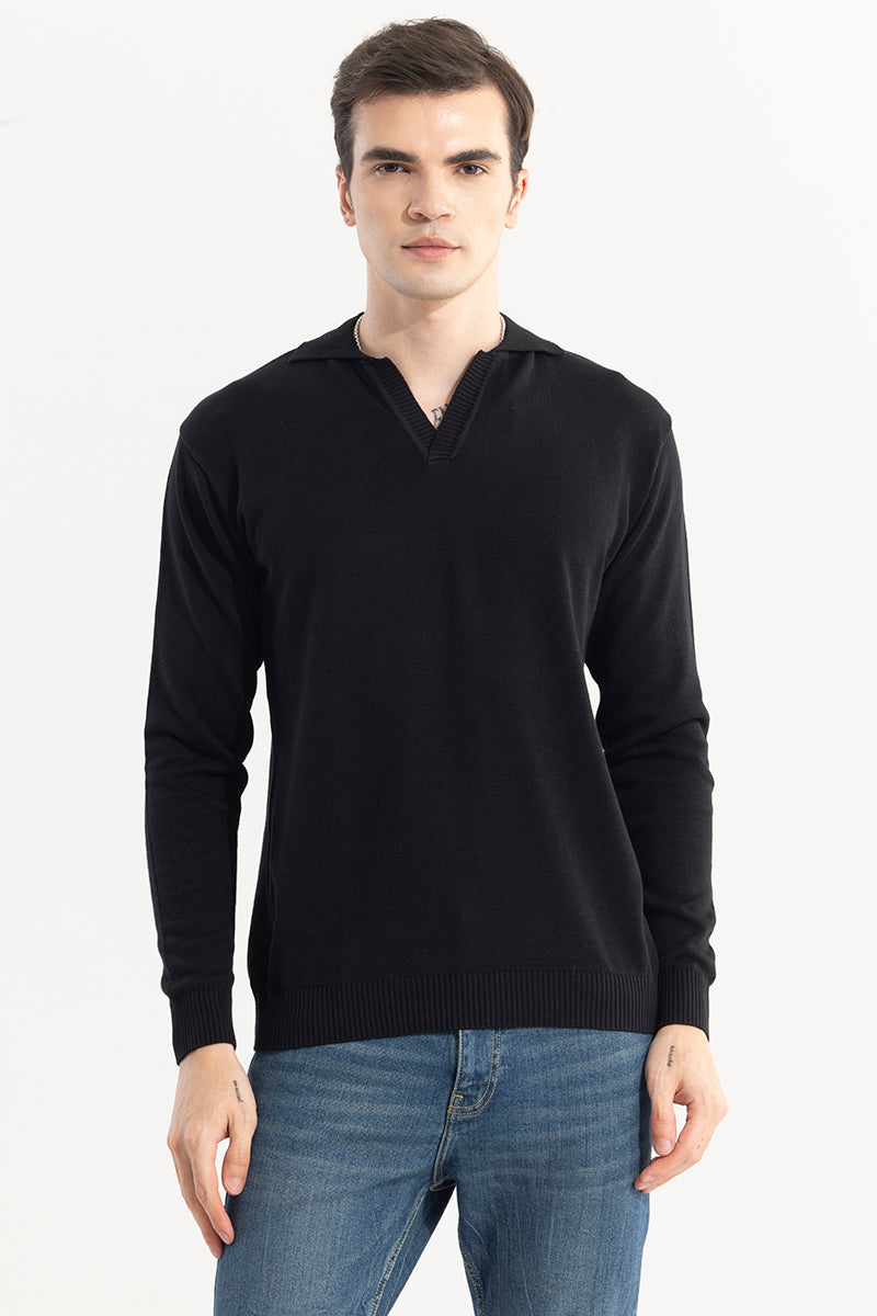 SNITCH EliteEdge Black Full Sleeve Polo - view 5