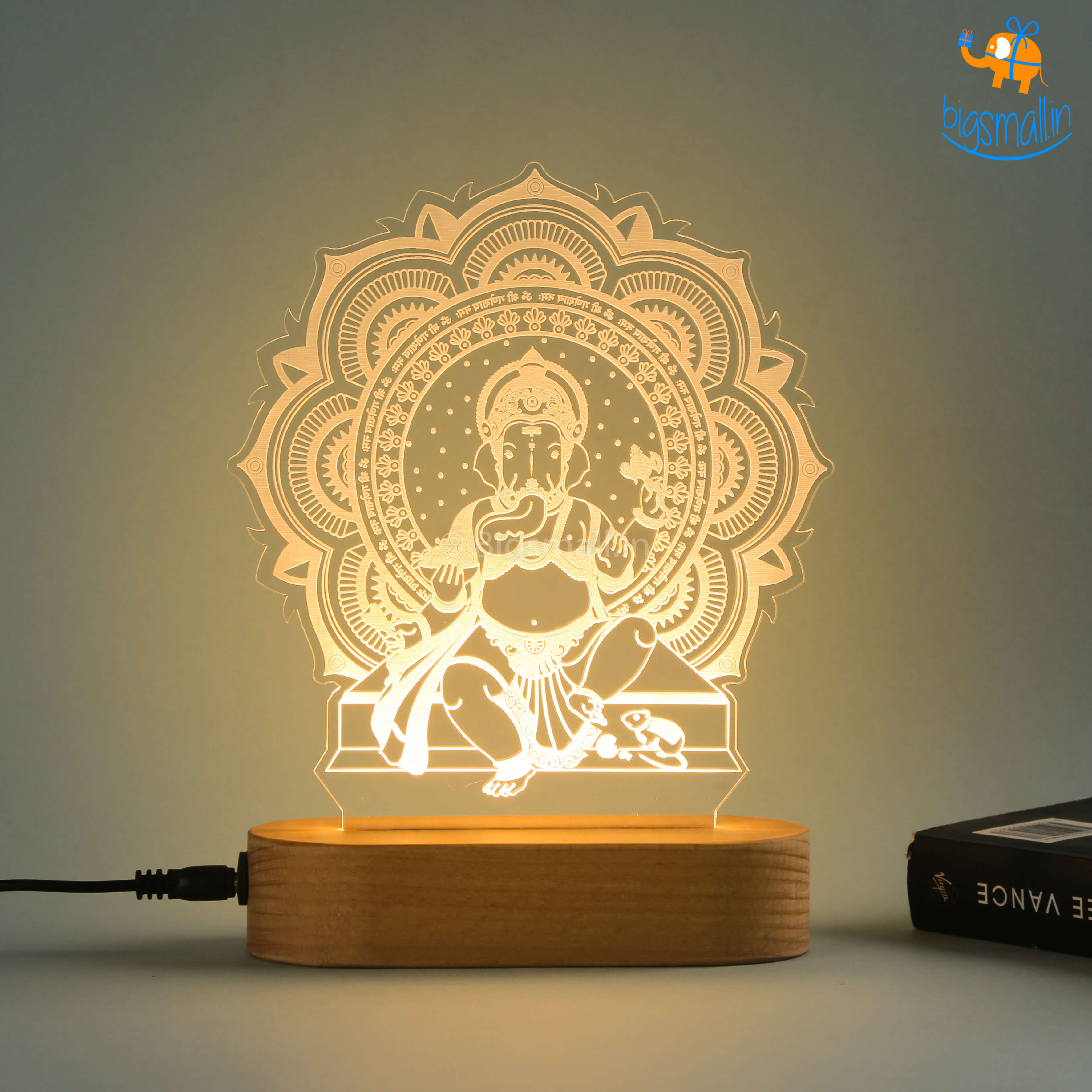India Vibes Ganesha Hologram Lamp - view 9