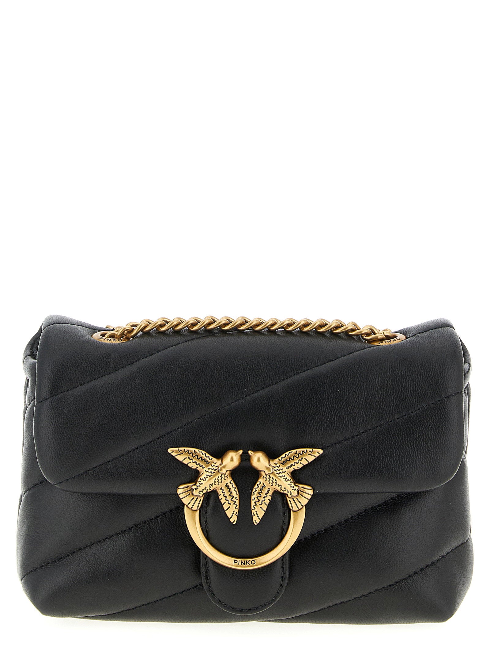 Pinko Baby Love Puff Crossbody Bag – 100% lamb leather
