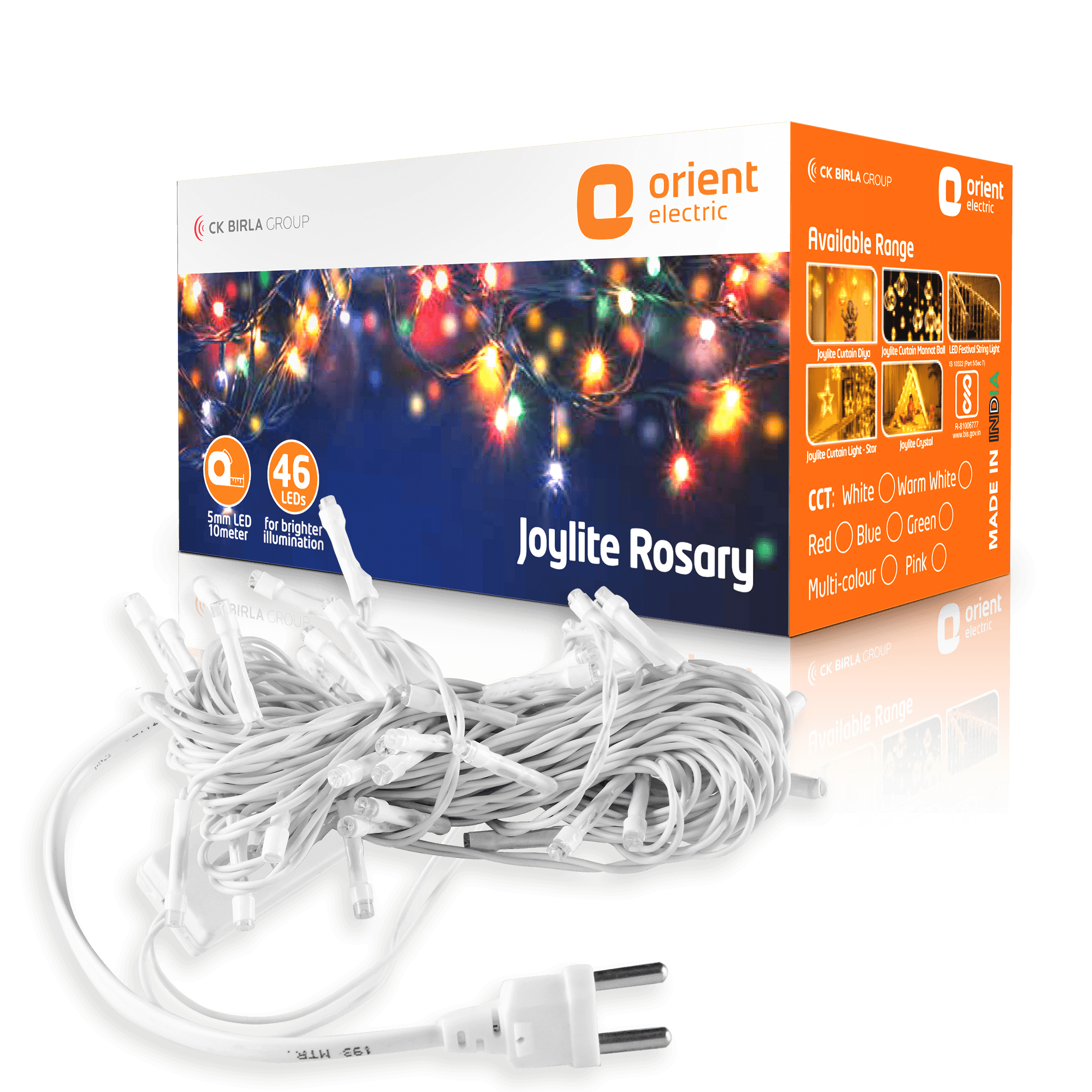 orientelectric Joylite Rosary 10M LED String Light for Home Decoration - view 3
