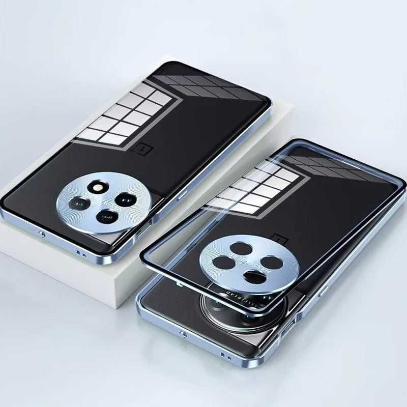 Million Cases OnePlus 12 Aluminium Alloy Metal Frame Glass Case