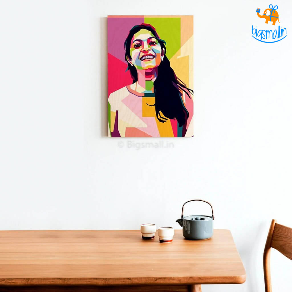 Chitra Chaya Personalized Pop Art Wooden Frame - view 15