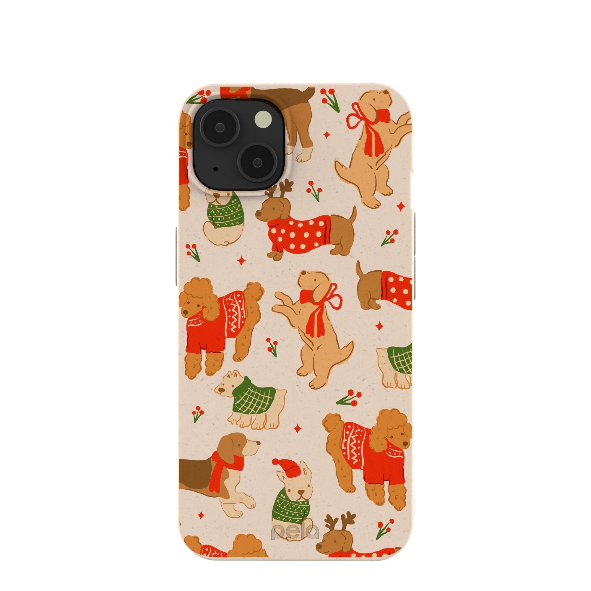 Pela Case Seashell Jolly Doggos iPhone 13 Case