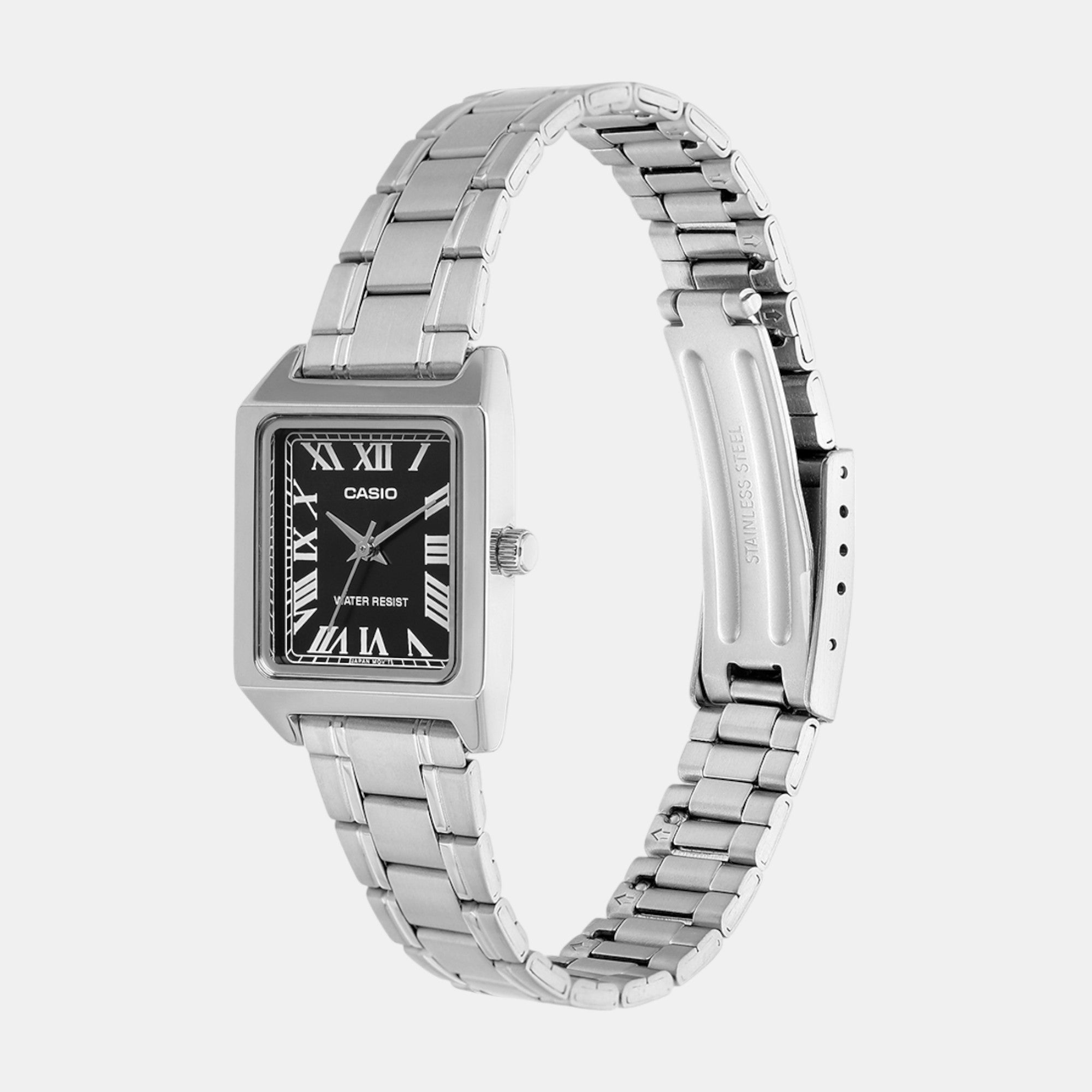 Casio Enticer Women Quartz Black Dial Analog Stainless Steel Watch A2278 - view 5