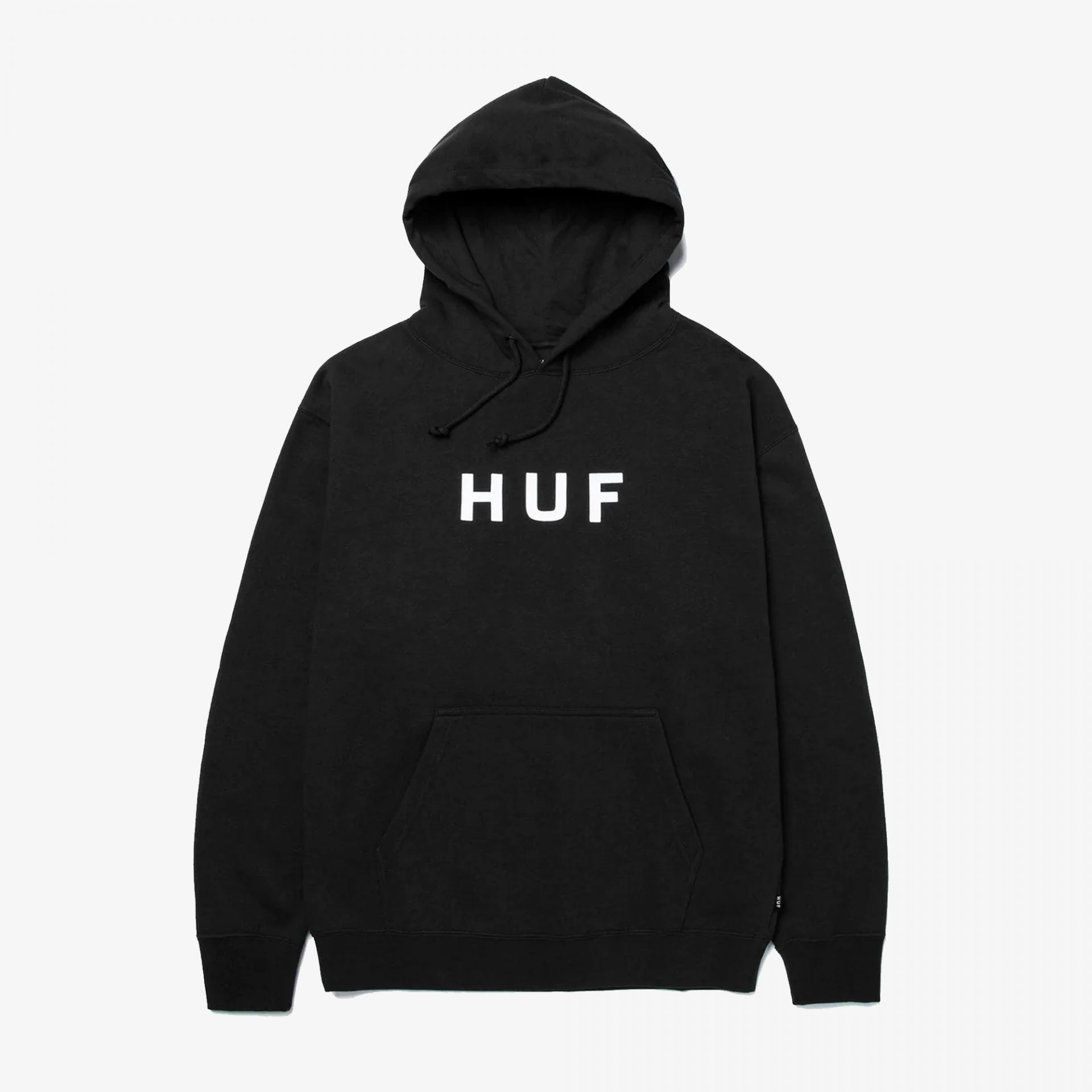 Huf | Essentials Tt Hoodie { Black - view 2