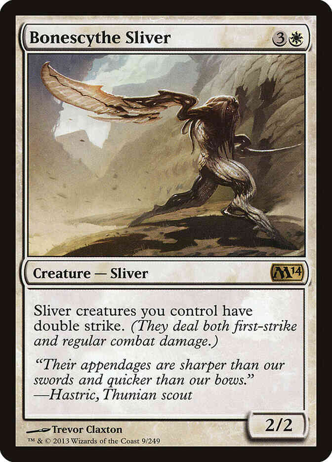 Sliver 9 magic – Bonescythe Sliver [9] [Magic 2014] [Non-Foil]
