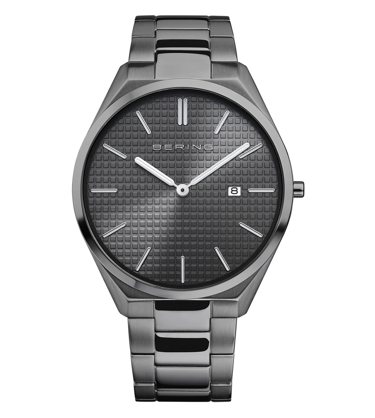 Bering Ultra Slim Grey Dial Men 40mm - view 4