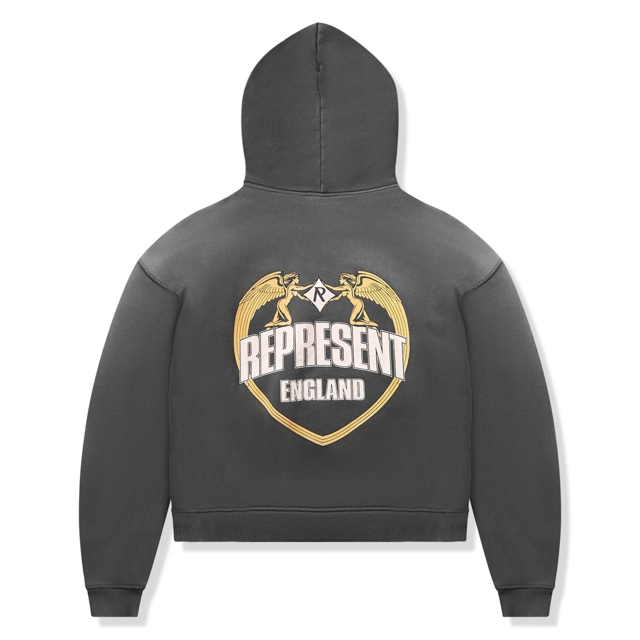 Represent Rep Angel Border Stained Black Hoodie - view 2