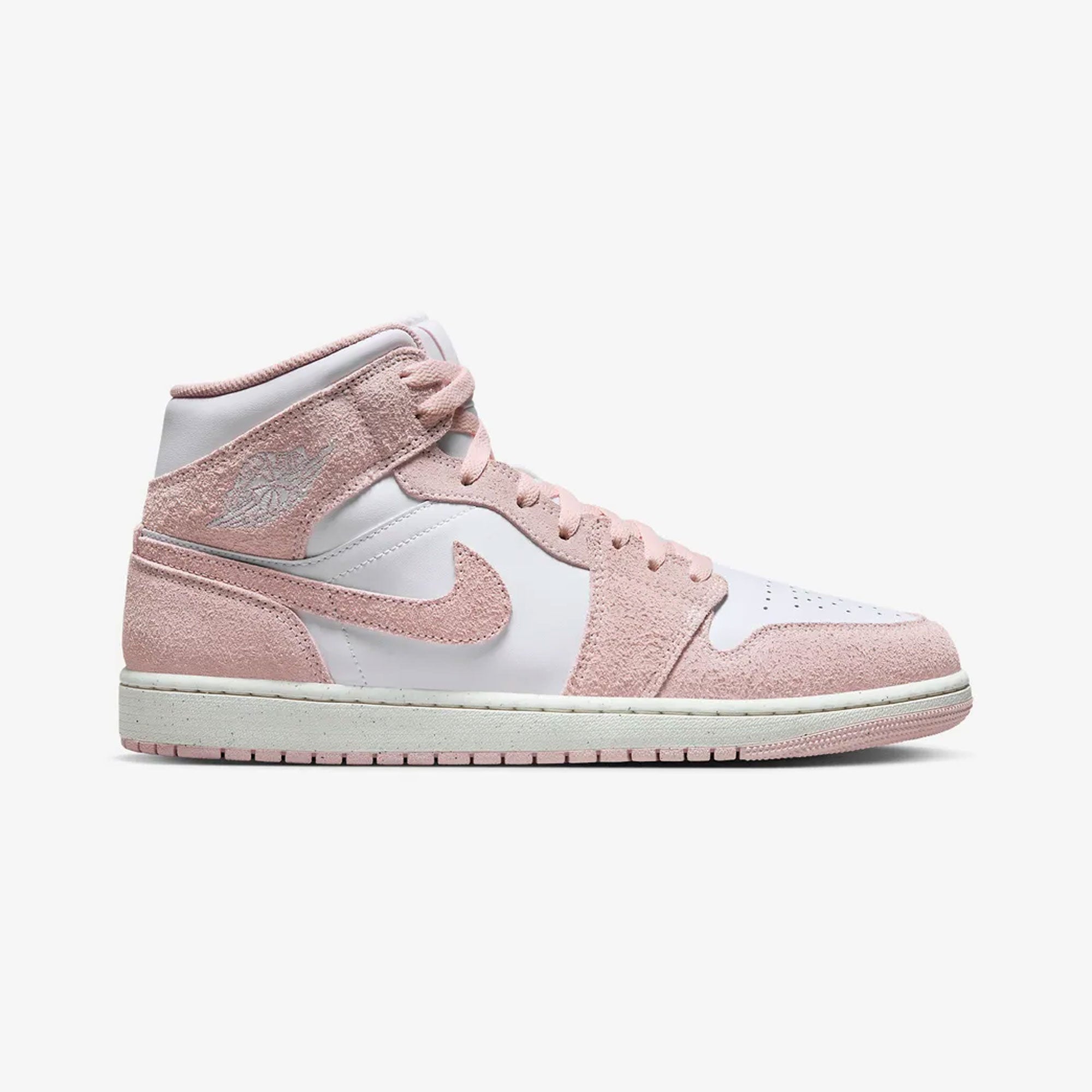 Jordan | AIR JORDAN 1 MID SE { WHITE/LEGEND PINK-SAIL