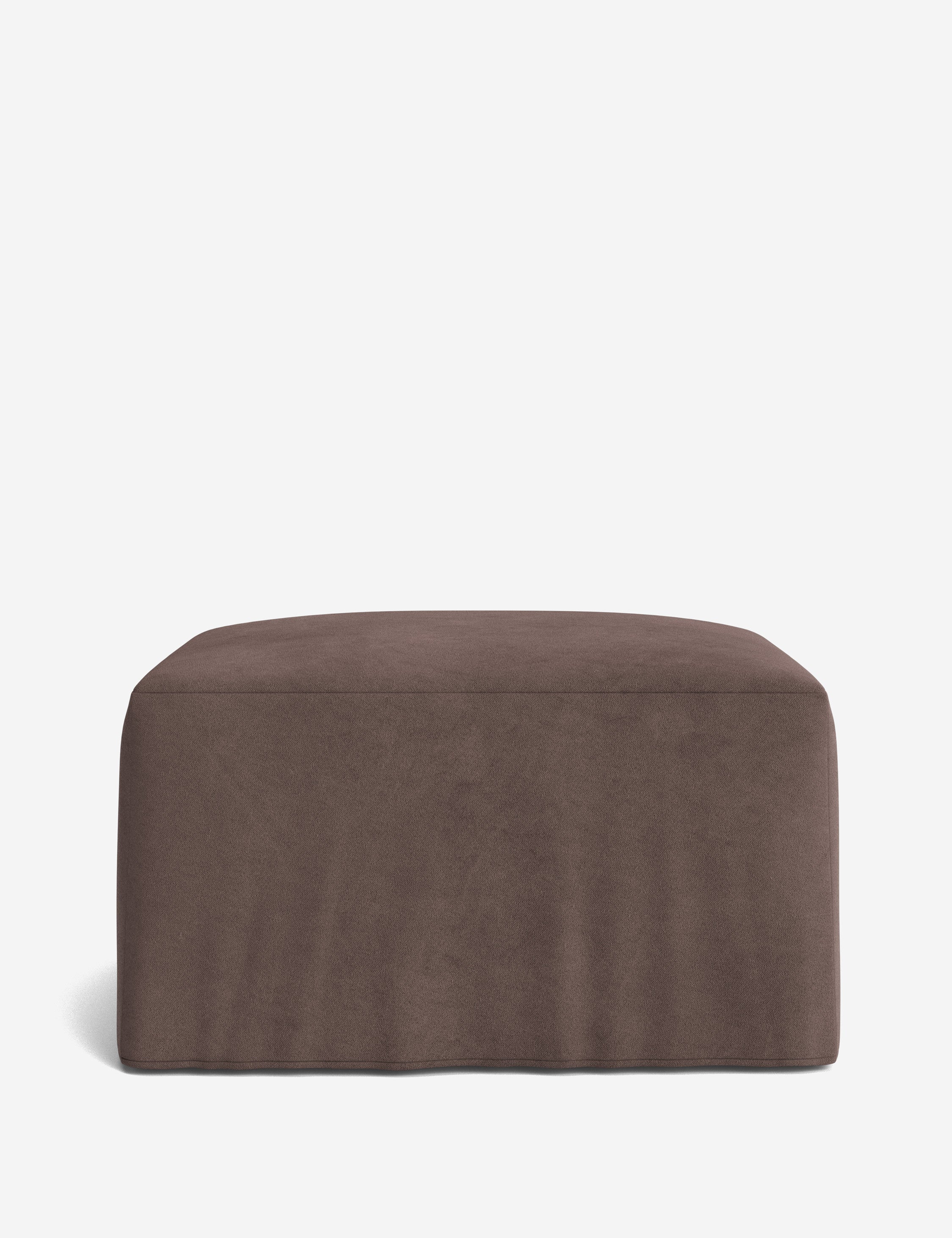 Lulu and Georgia Portola Slipcover Ottoman - view 16