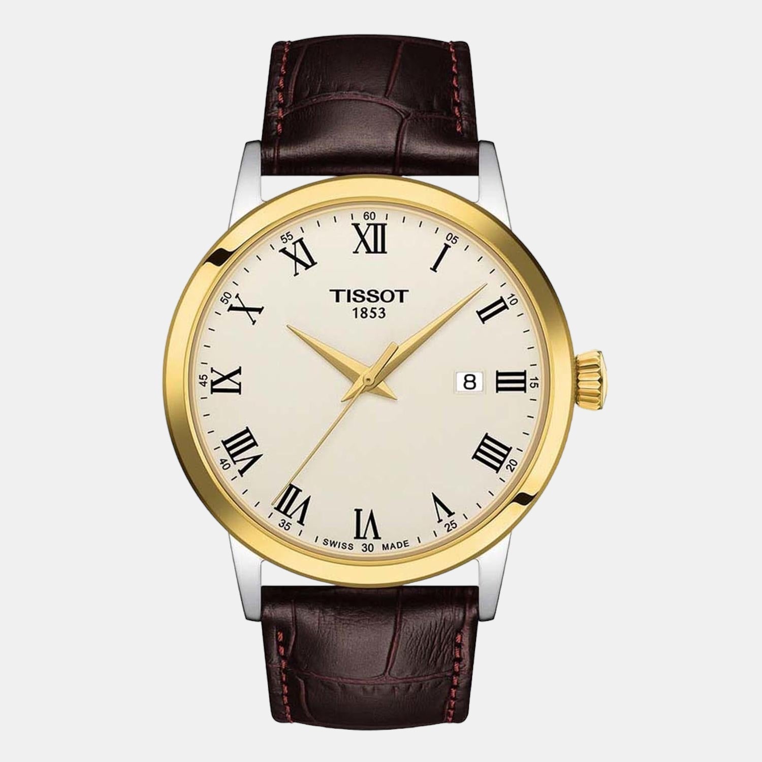 Tissot Classic Dream Men Analog Leather Watch T1294102626300 - view 2