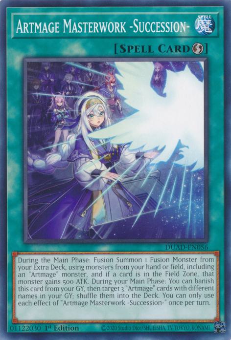 Yu-Gi-Oh! Artmage Masterwork -Succession- - DUAD-EN056 - Common - 1st Edition