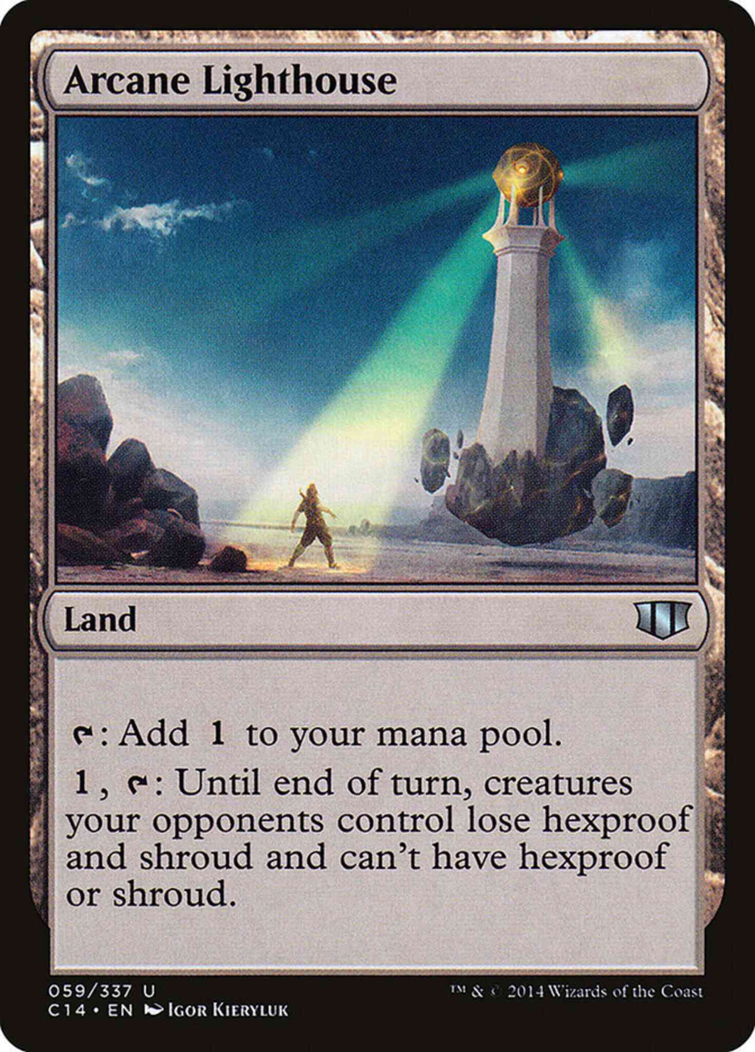 Arcane lighthouse 59 – Magic Arcane Lighthouse [59] [Commander 2014] [Non-Foil]