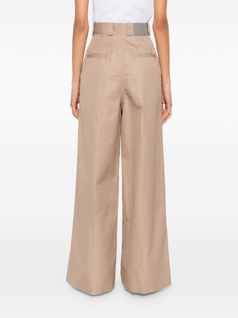 Balenciaga Cotton high-waisted trousers - view 3