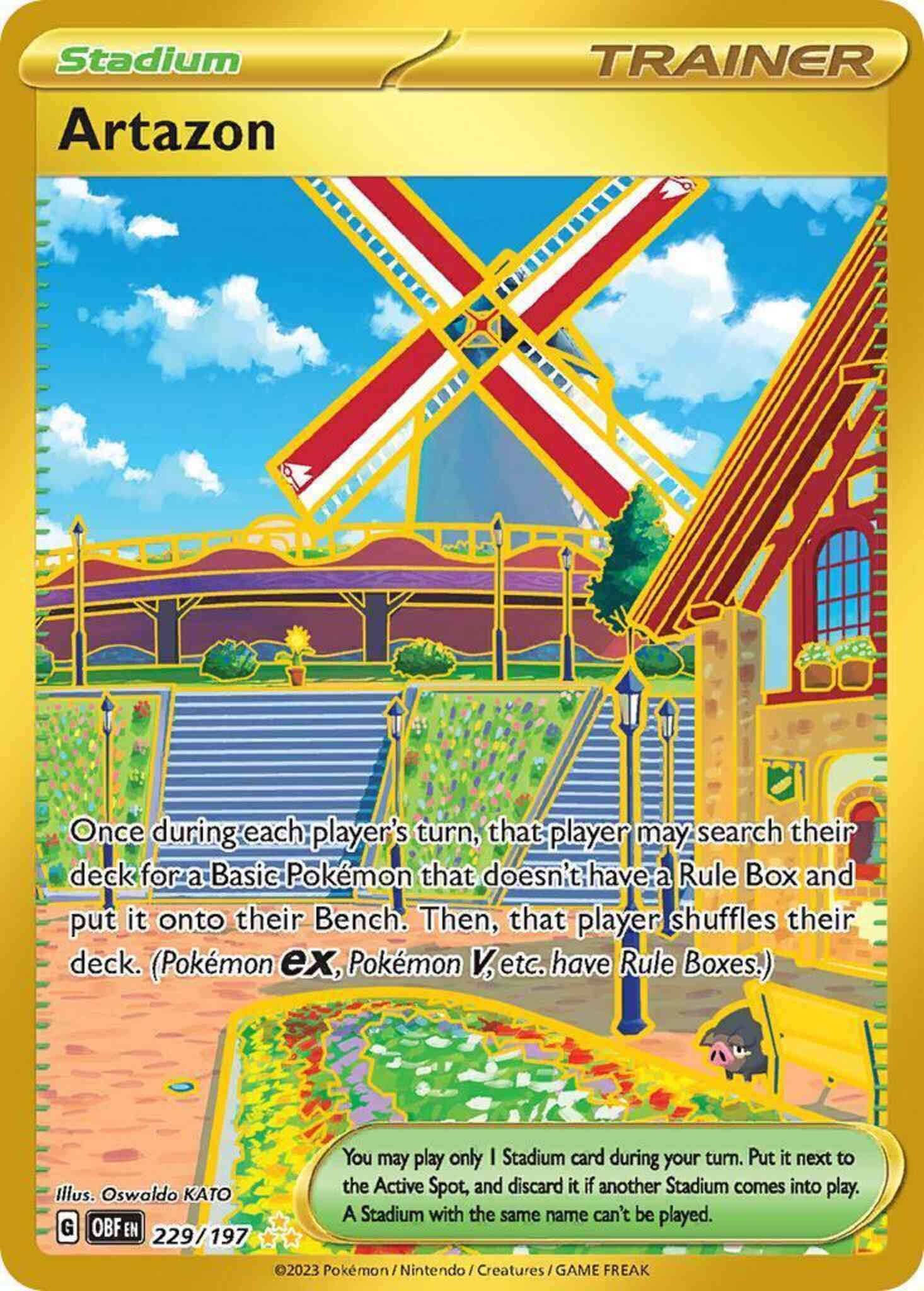 Hyper rare sv03-229 – Pokémon Artazon - 229/197 - Hyper Rare [sv03-229] [Secret]