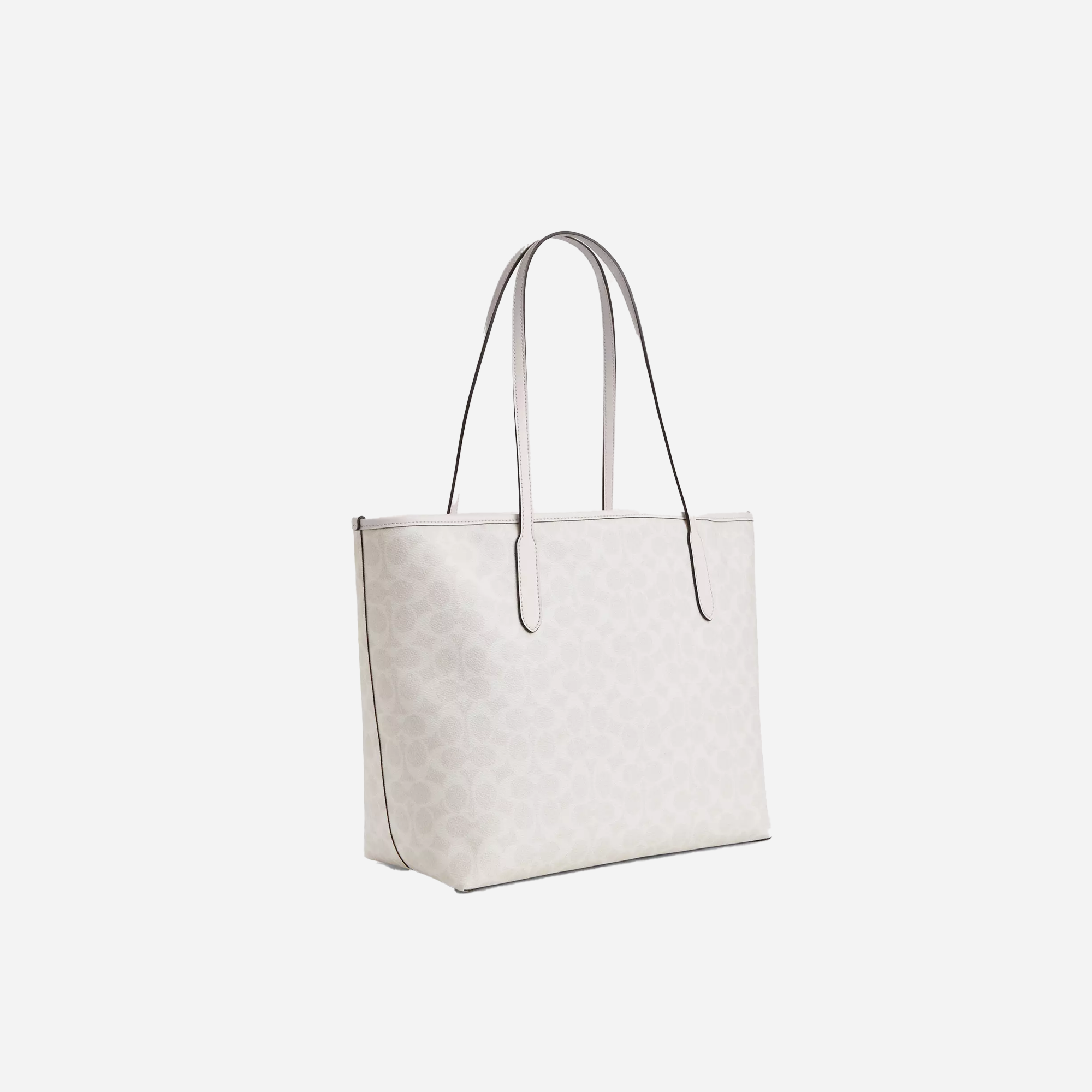 Coach City Tote Bag In Signature Canvas signature canvas/Gold/White/Chalk - view 2