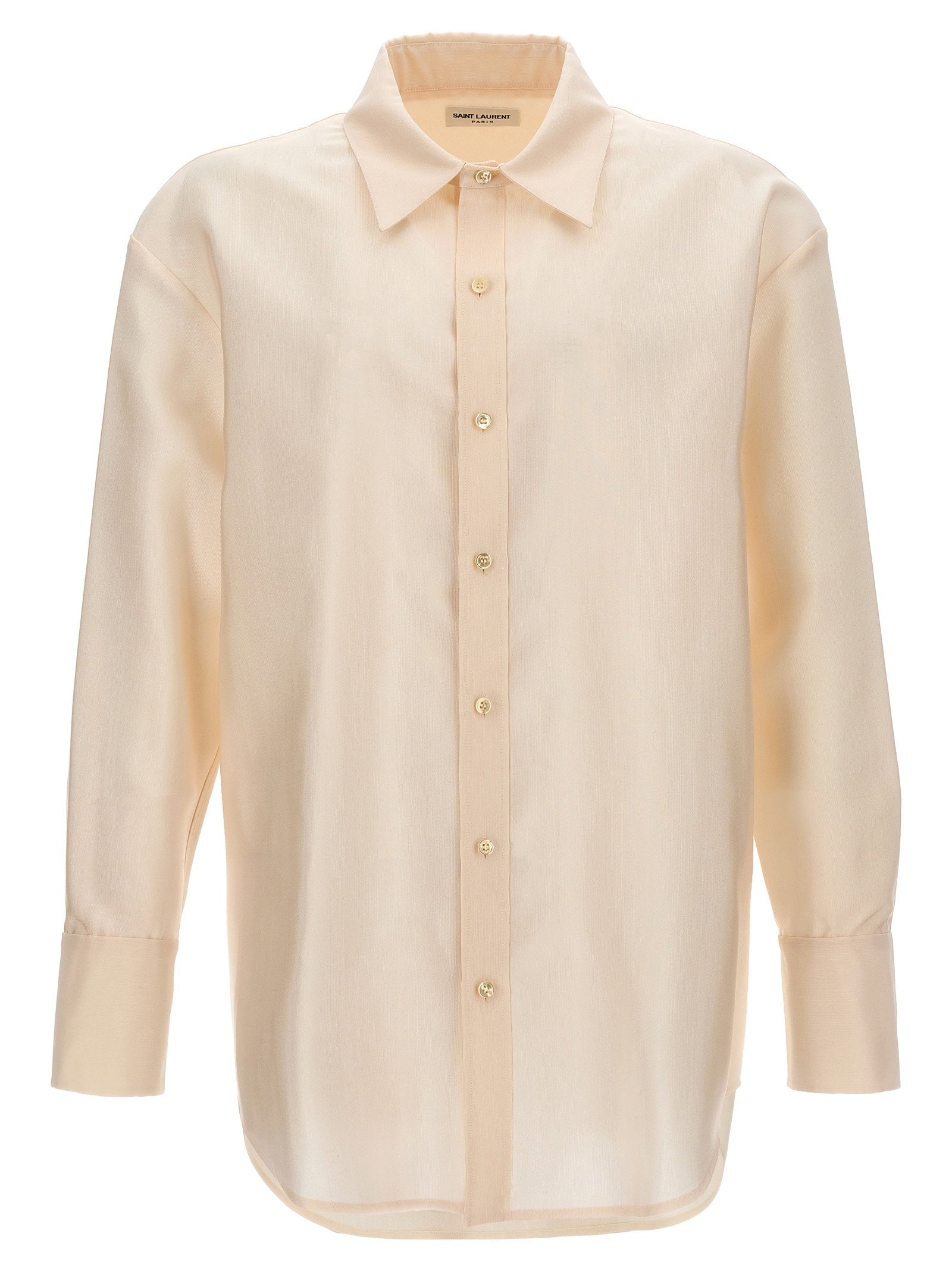 Saint Laurent Faille Shirt – 53% acetate, 47% wool