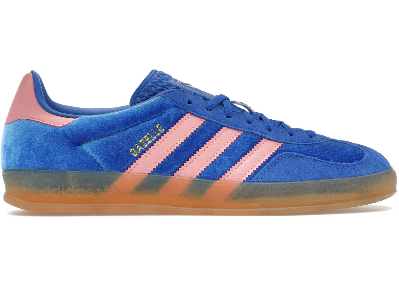 Adidas Gazelle Indoor Blue Semi Pink Spark (Women'S)