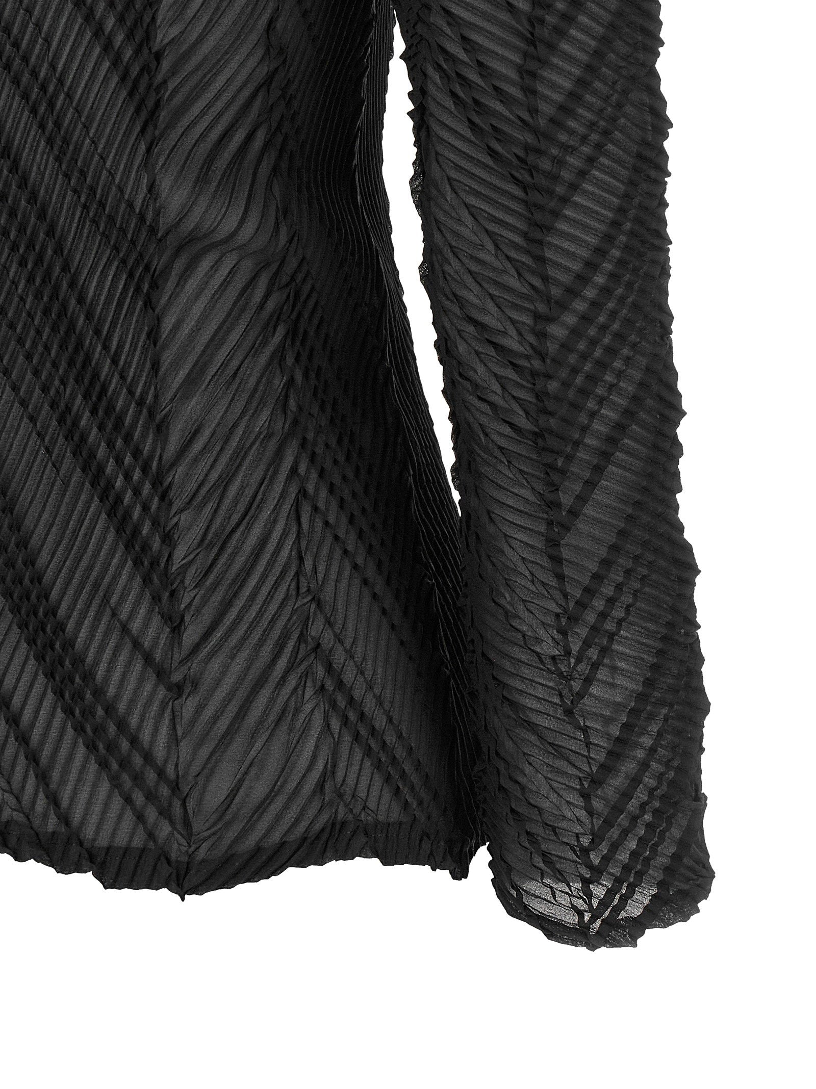 Issey Miyake Zigzag Pleats Sweater – 100% polyester - view 4