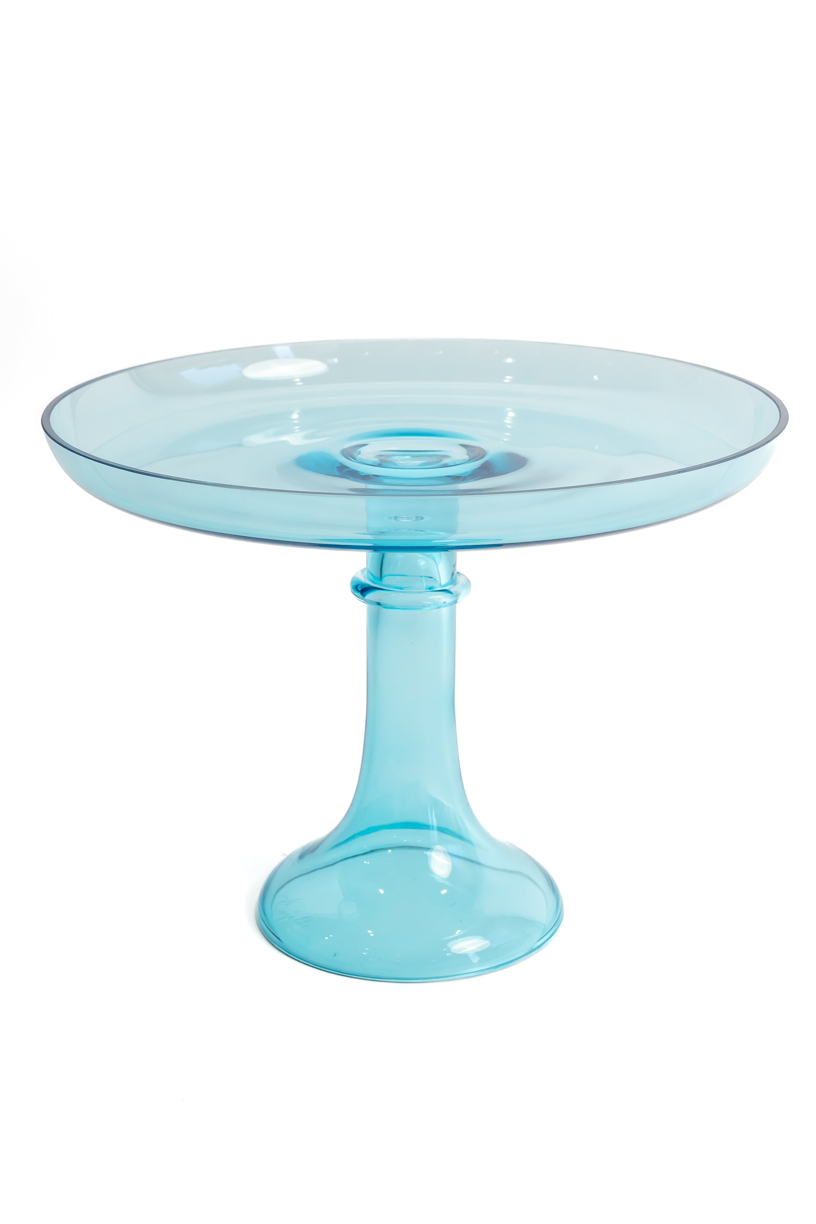 Estelle Colored Glass Estelle Cake Stand {Ocean Blue} - view 4