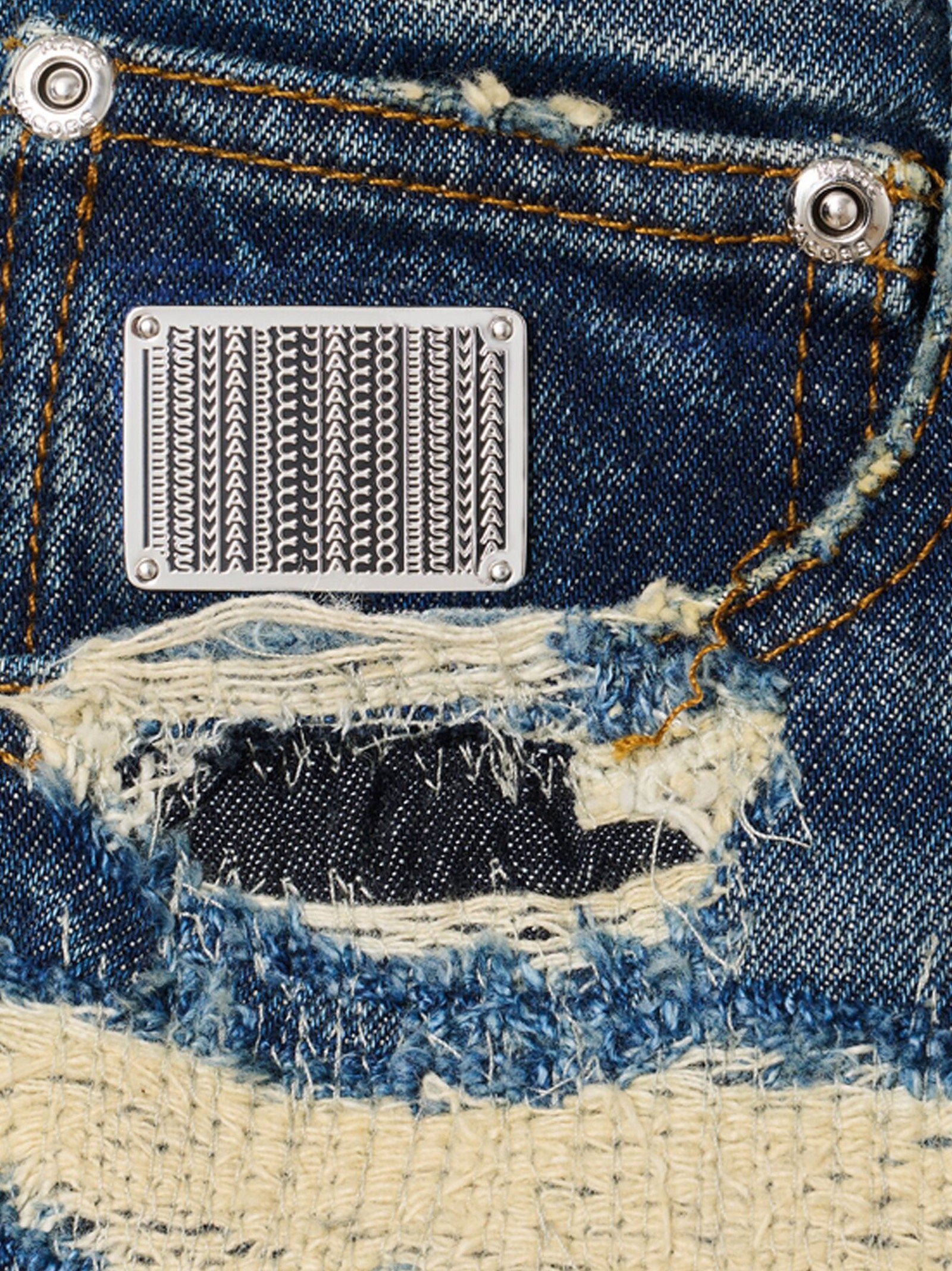 Marc Jacobs The Rip And Repair Straight Jean Jeans - view 3