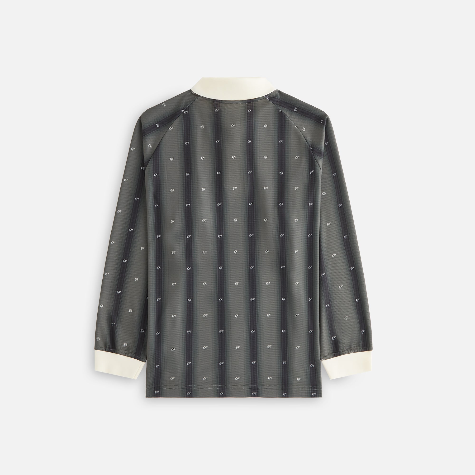 Kith Women Ridley Polo Monogram Long Sleeve Jersey - Black - view 3