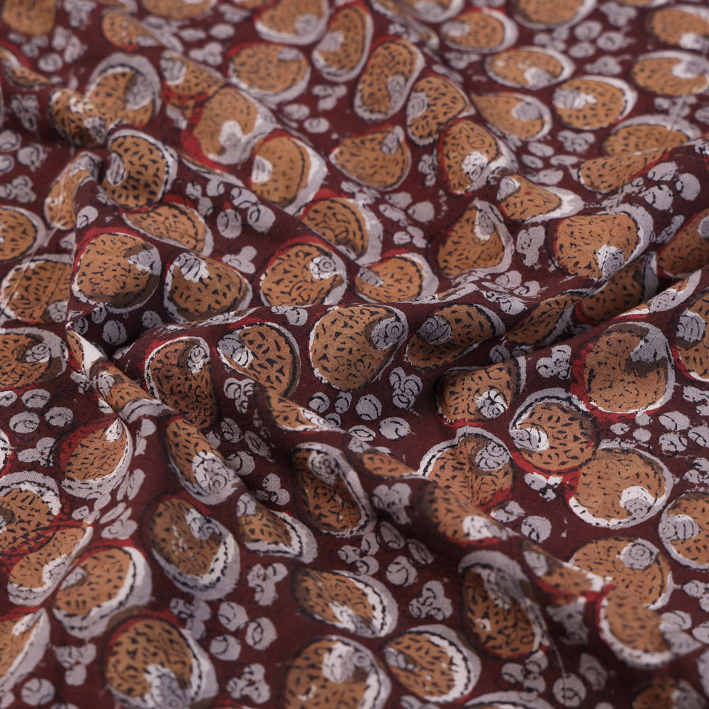 BAGRU DABU PRINTS Brown - Dabu Bagru Block Print Cotton Fabric - view 2