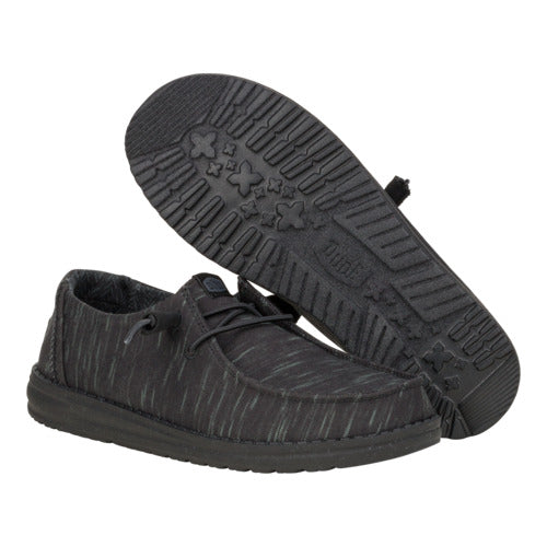 HEYDUDE shoes Wendy Heathered Stretch - Midnight - view 3