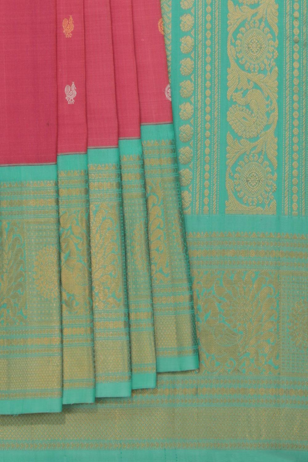 Kalanjali Gadwal Pink Saree – Women's