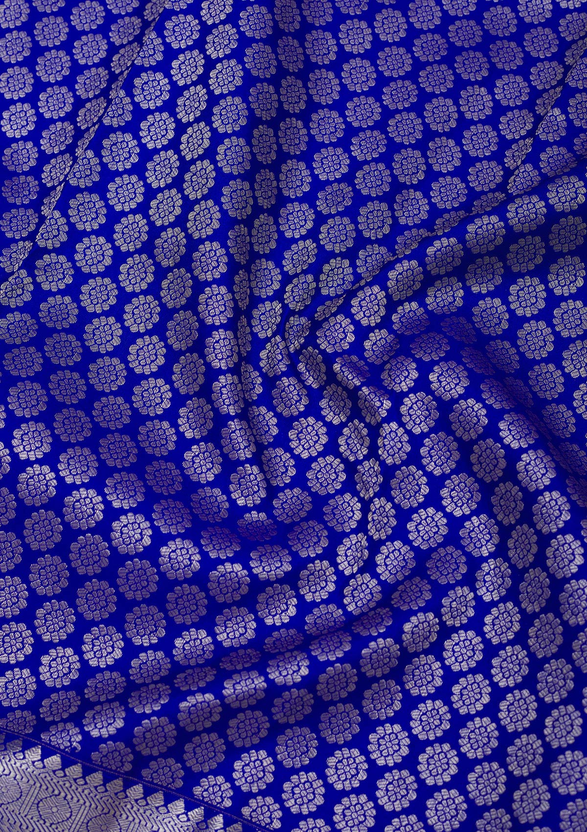 Koskii Blue Zariwork Pure Silk Saree – Women's - view 2
