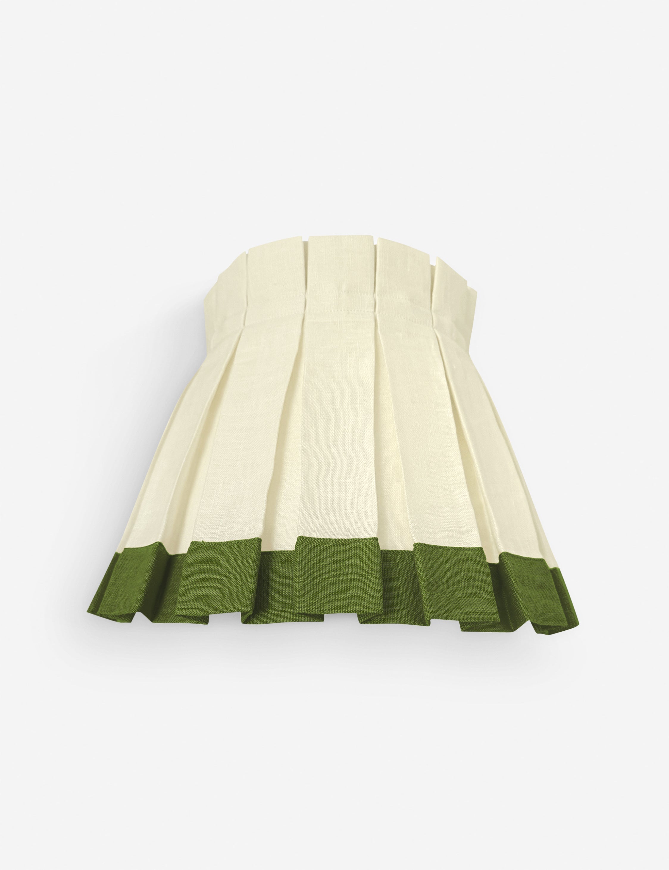 Lulu and Georgia Color Block Classic Box Pleat Lampshade by Cielle Home