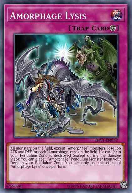 Yu-Gi-Oh! Amorphage Lysis - SHVI-EN072 - Rare - 1st Edition