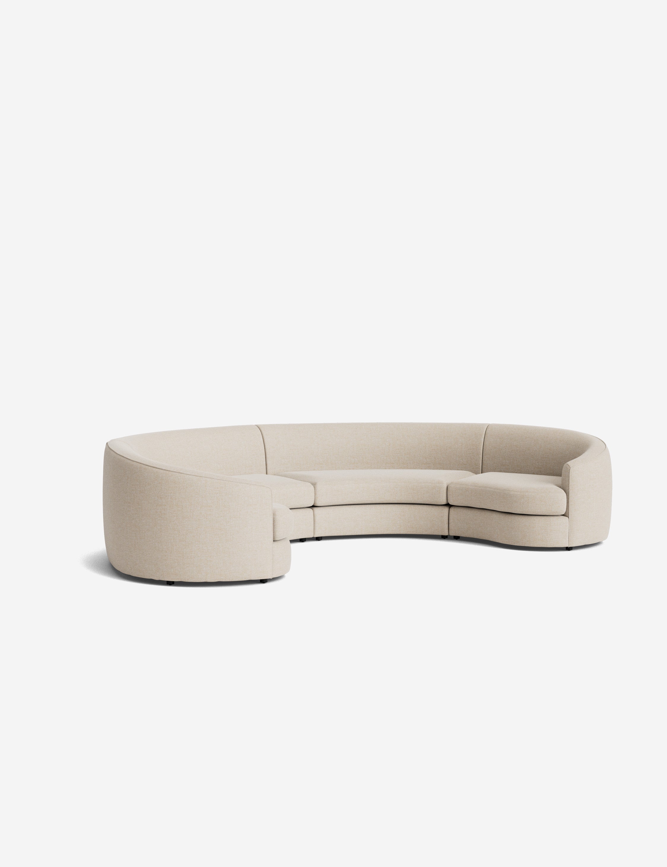 Lulu and Georgia Imada Modular Curved Sectional Sofa - view 93