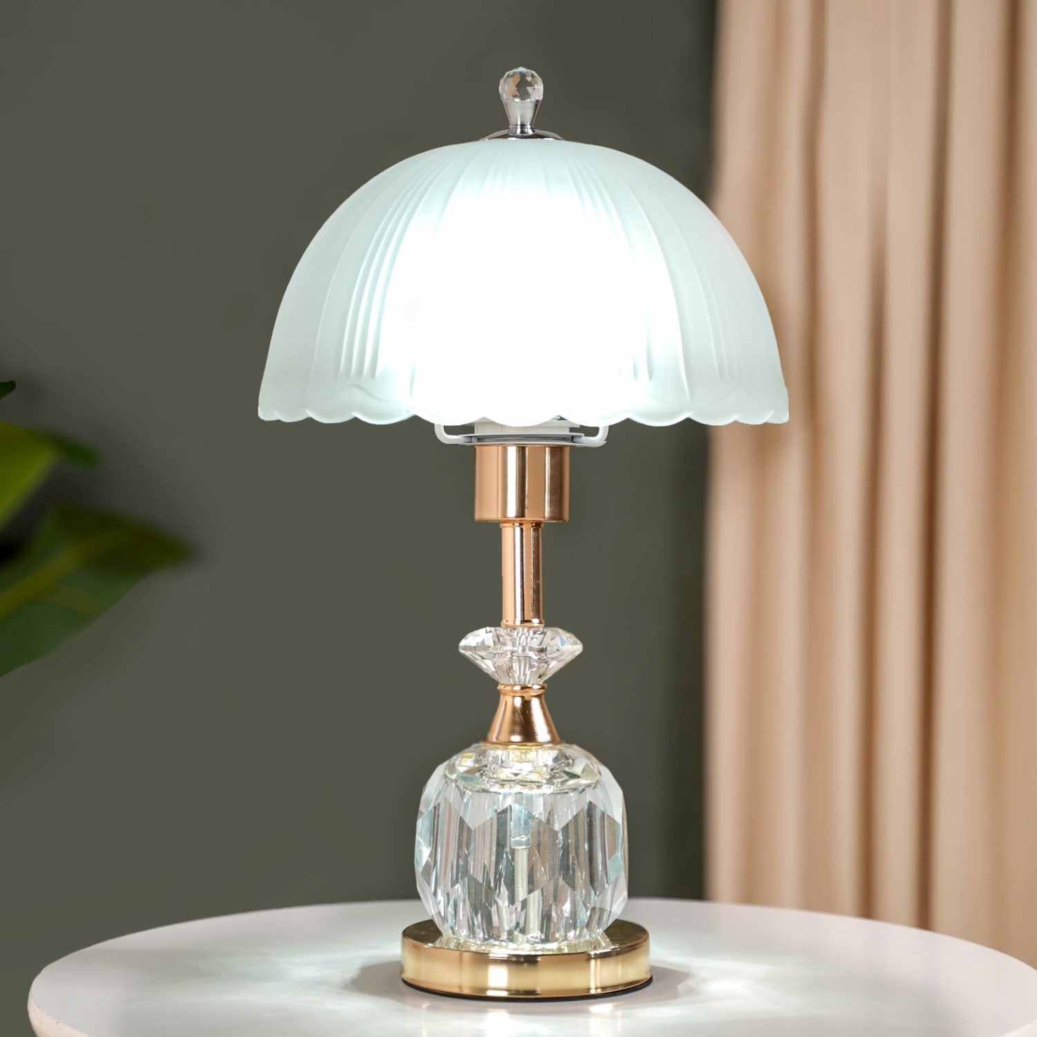 Nestasia Vintage Glory Crystal LED Table Lamp - view 2