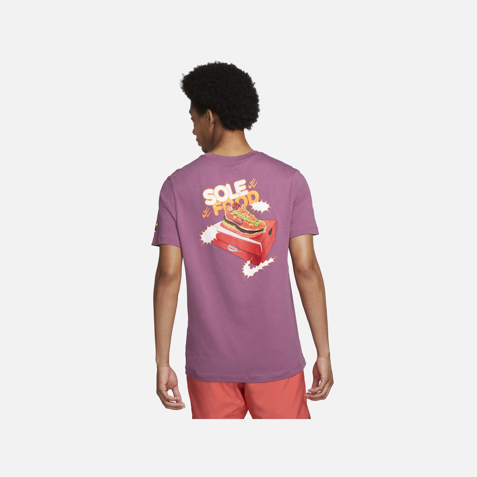 Nike | NSW T-SHIRT { LIGHT BORDEAUX - view 4