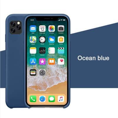 KShop Blue Silicon Case - iPhone 11 Pro