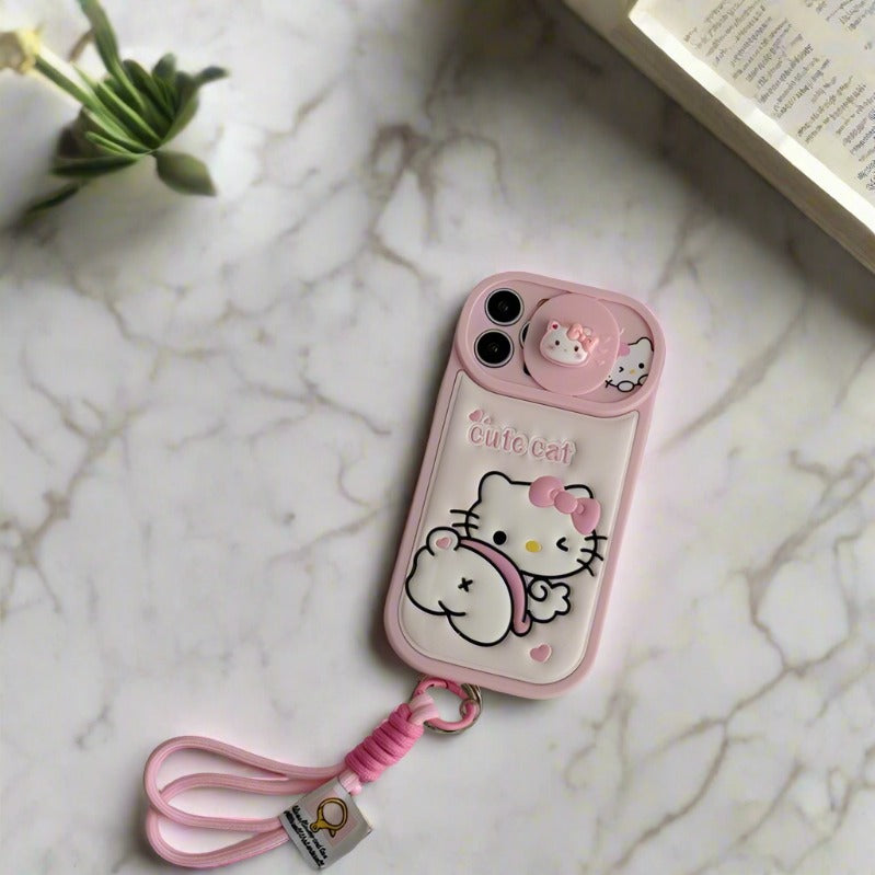 Peeperly Kitty Emboss Push Cam Window Case with Lanyard - view 2