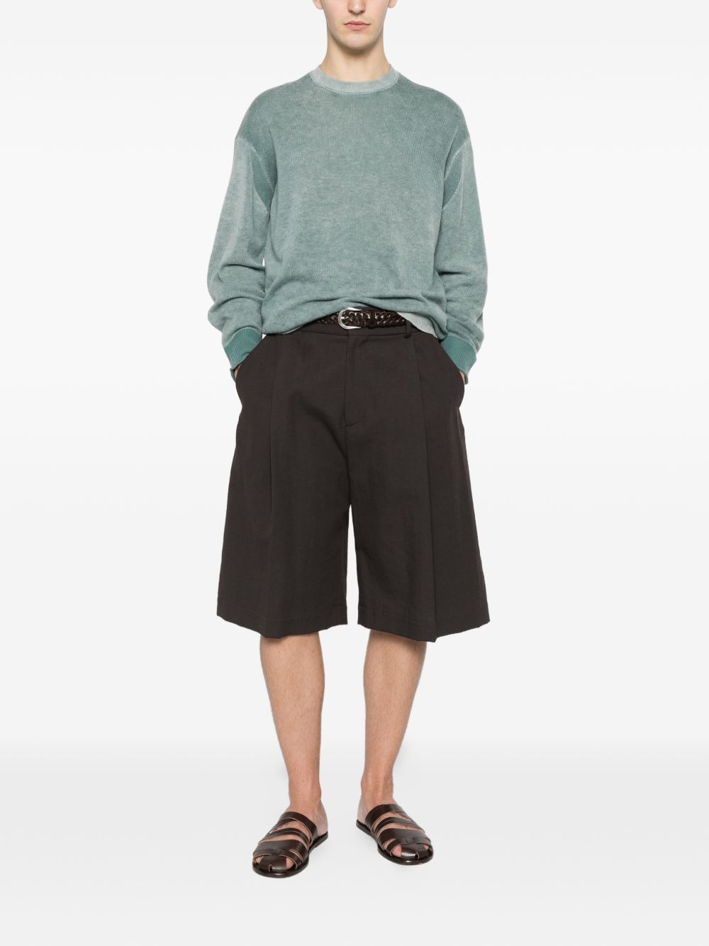 Emporio Armani Wool crewneck sweater - view 2