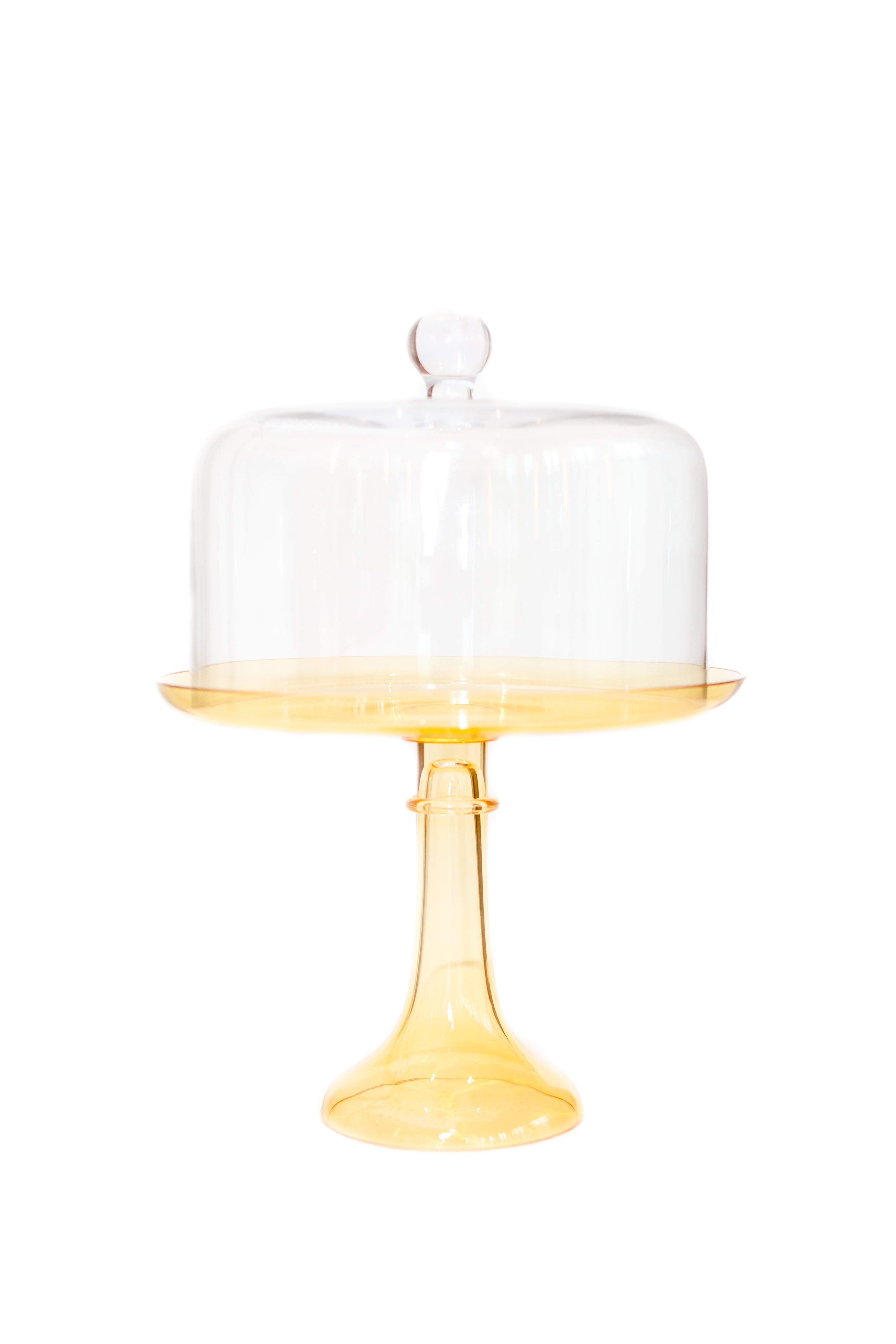 Estelle Colored Glass Estelle Cake Stand {Yellow} - view 5
