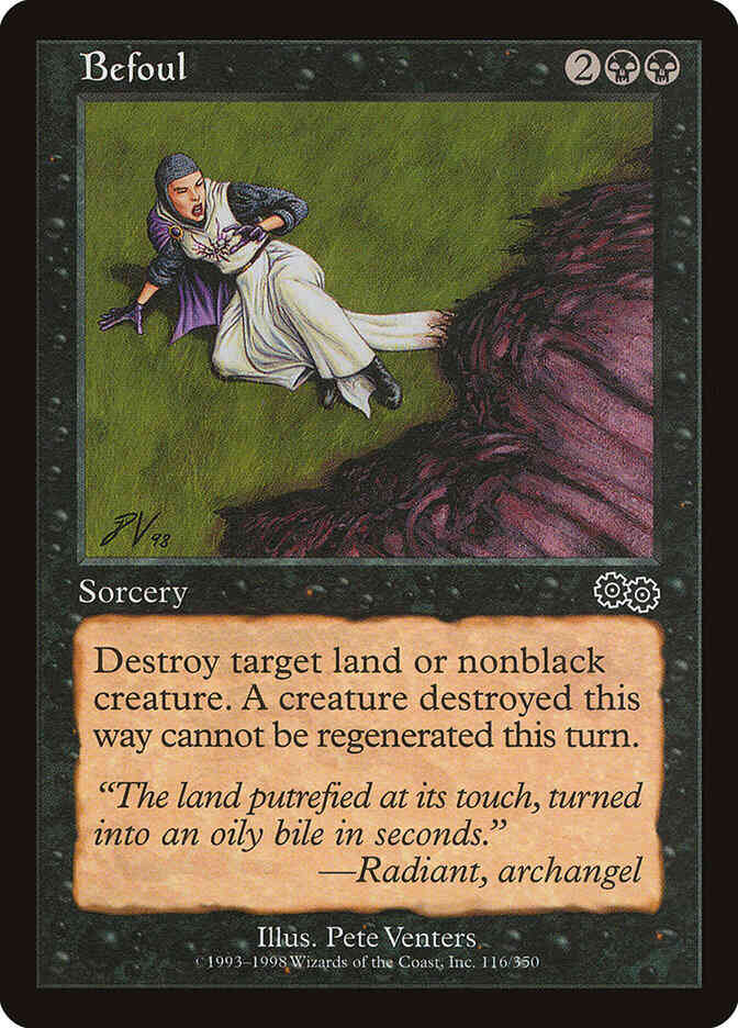 Befoul 116 – Magic Befoul [116] [Urza's Saga] [Non-Foil]