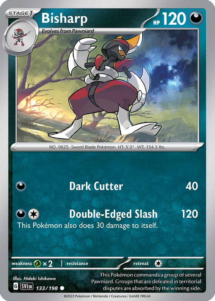 Common sv01-133 non-holo – Pokémon Bisharp - 133/198 - Common [sv01-133] [Non-Holo]