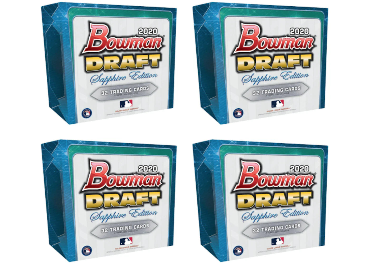 2020 Bowman Draft Sapphire Edition Baseball Box 4x Lot