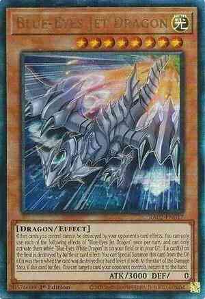 Yu-Gi-Oh! Blue-Eyes Jet Dragon - RA02-EN017 - Prismatic Ultimate Rare - 1st Edition